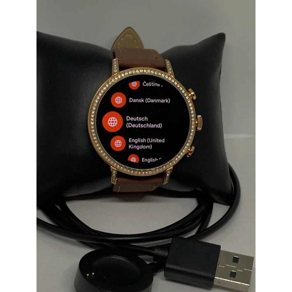 Fossil Gen 4 Authentic Digital Dial Smart Watch Custom Band FTW6011 NP11